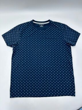 Kenneth Cole Navy Soft Crew Tee L